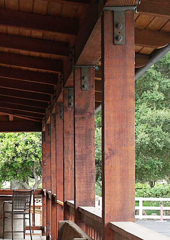 Porch, Zion Timberworks, Mark Hale, Santa Ynez, California, Craftsman